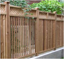 Wood Fence with Topper Falls Church